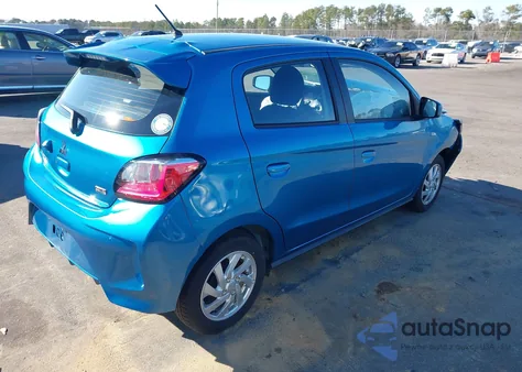 2024 Mitsubishi Mirage Es/Le z USA, uszkodzony, nr VIN ML32AUHJ7RH015493